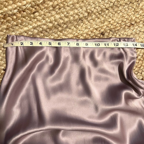 Banana Republic Bias Maxi Slip w/Slit Silk Charmeuse - Picture 5 of 9